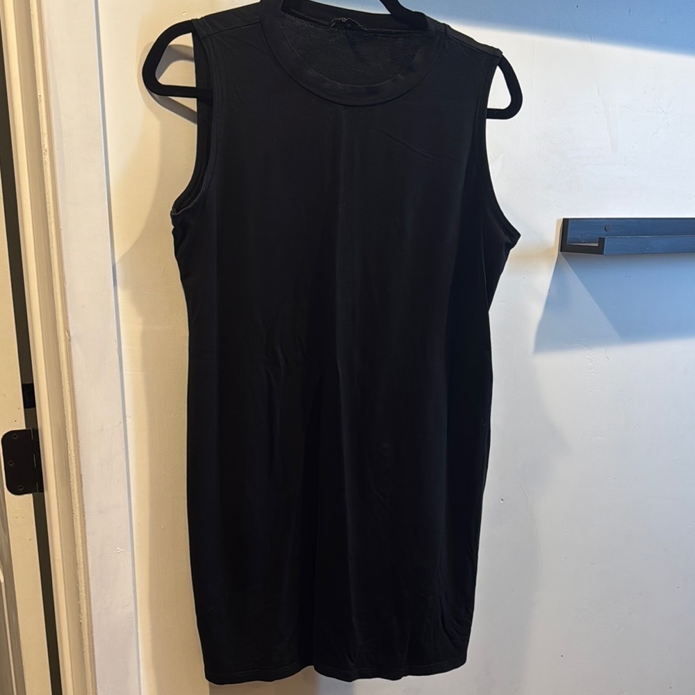Eileen Fisher Black Crewneck Dress Size Medium